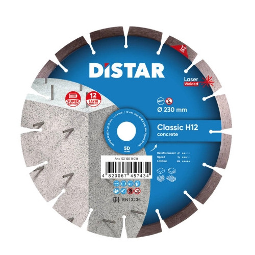 Tarcza diamentowa Distar Classic 230 do betonu