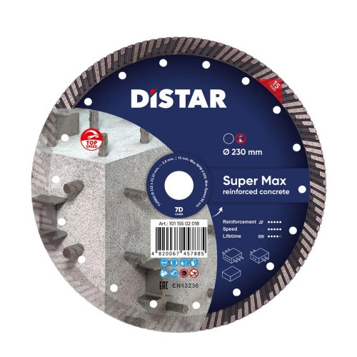 Tarcza diamentowa Distar SUPER MAX 230 do betonu