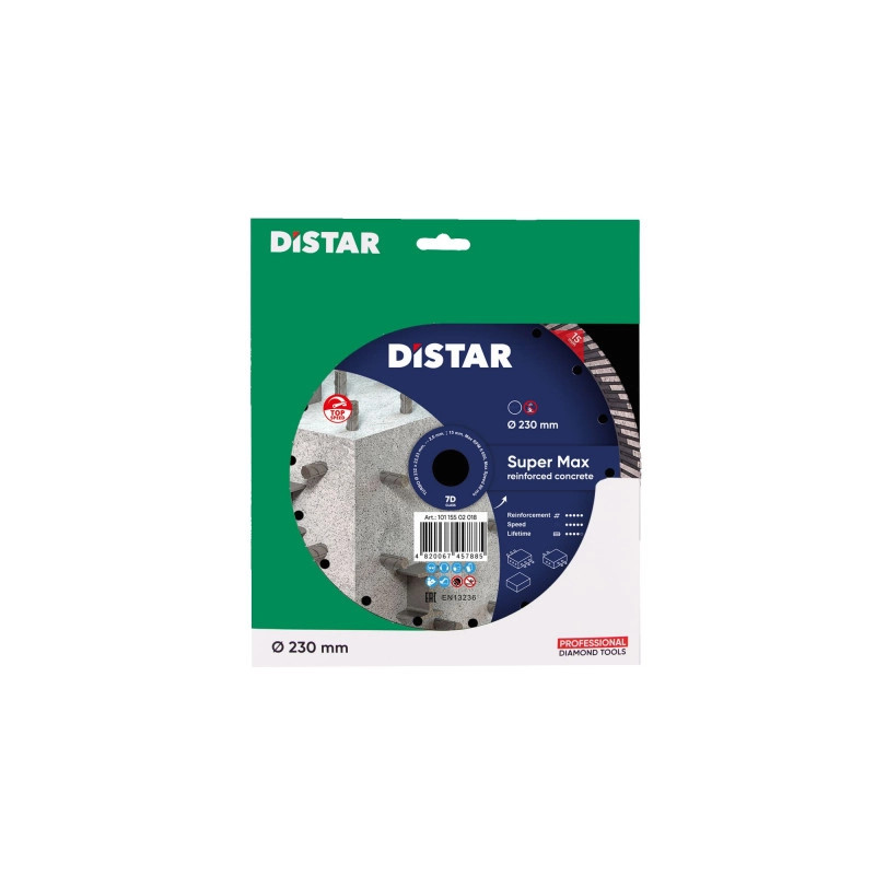 Tarcza diamentowa Distar SUPER MAX 230 do betonu