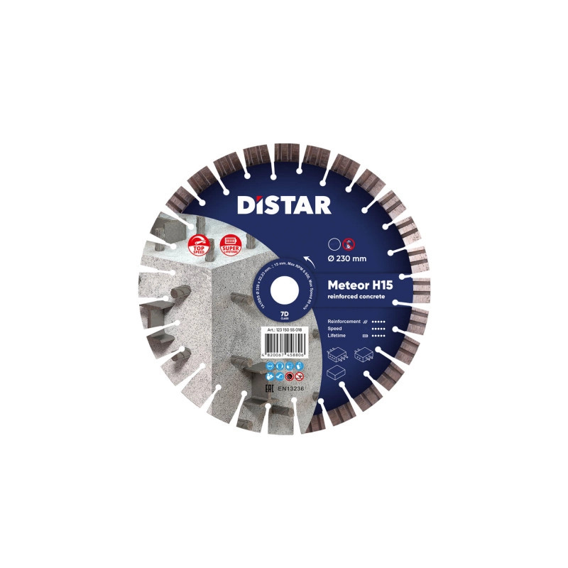 Tarcza diamentowa Distar METEOR H15 230 do betonu