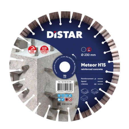 Tarcza diamentowa Distar METEOR H15 230 do betonu