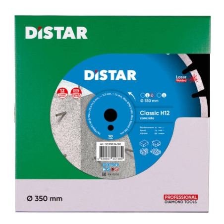Tarcza diamentowa Distar Classic 350 do betonu