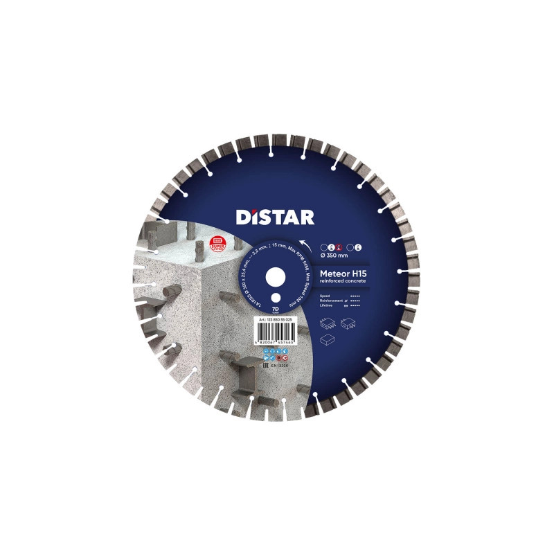 Tarcza diamentowa Distar METEOR H15 350 do betonu