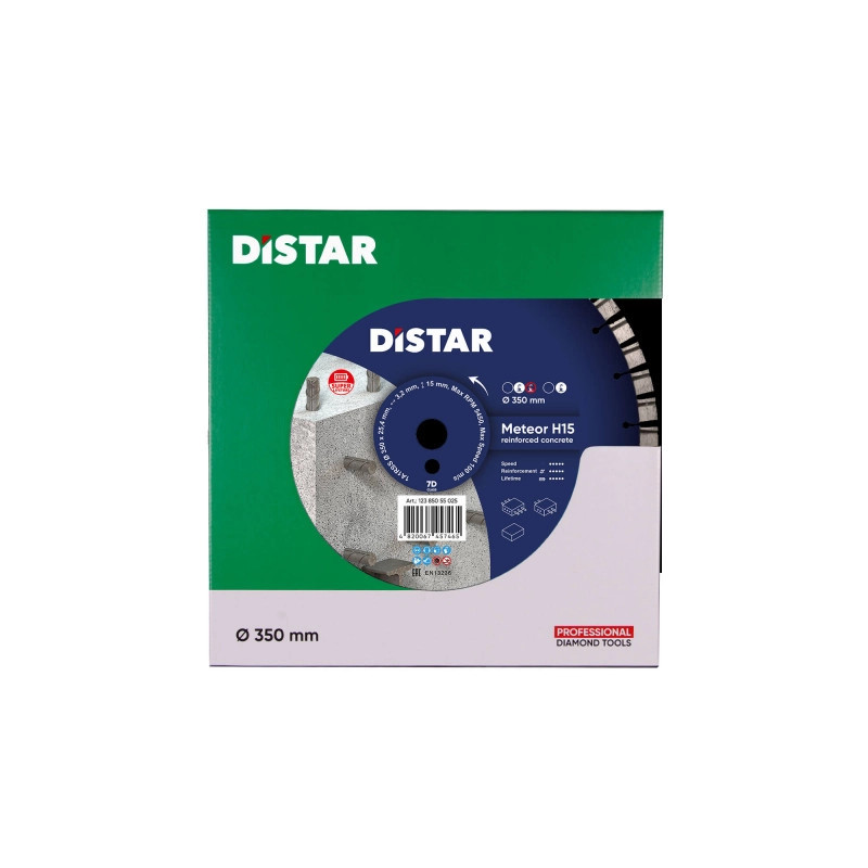 Tarcza diamentowa Distar METEOR H15 350 do betonu
