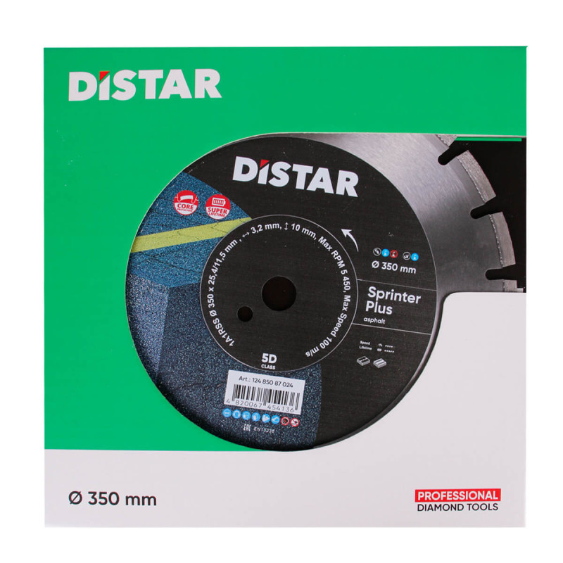 Tarcza diamentowa Distar SPRINTER PLUS 350
