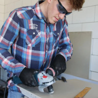 Otwornica diamentowa 40 mm na szlifierkę kątową