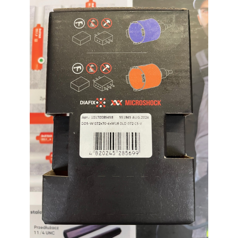 Otwornica diament Distar DDS-W DLD 72mm