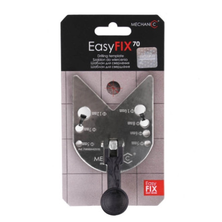 Szablon do wiercenia w gresie Easy Fix 70