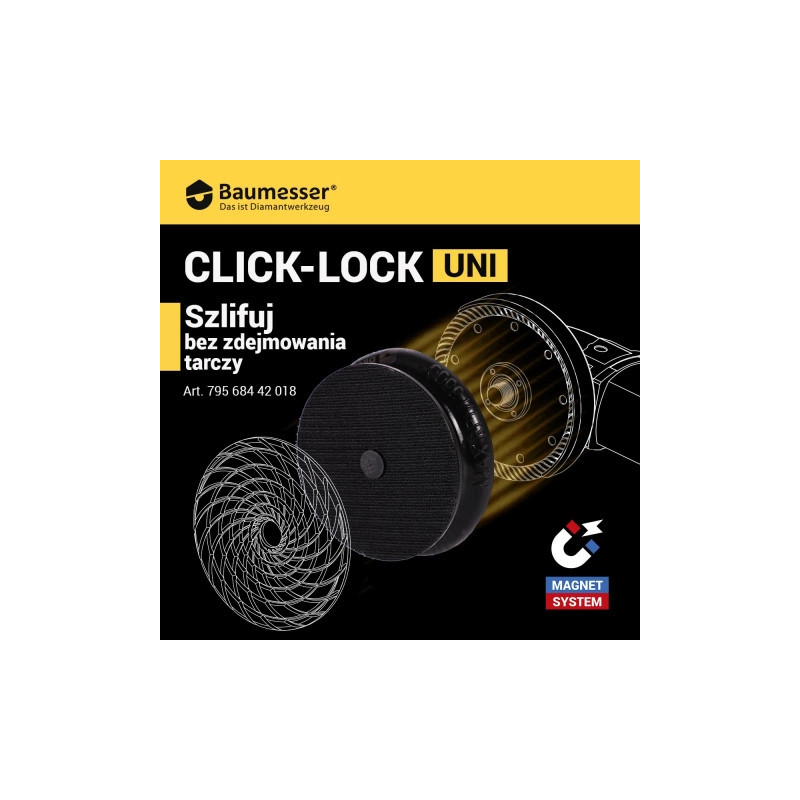 Rzep polerski Baumesser Click Lock 100