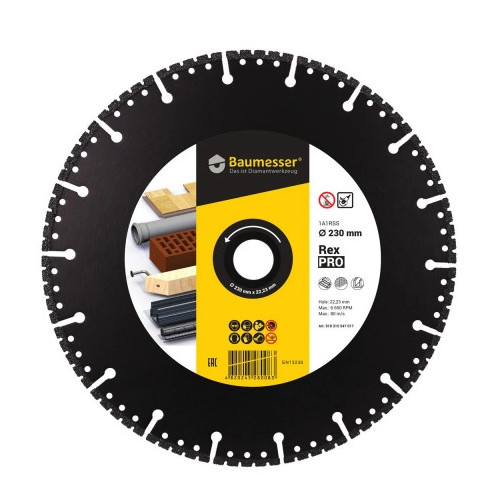 910315547017 Tarcza 1A1RSSV Pro Rex fi 230mm
