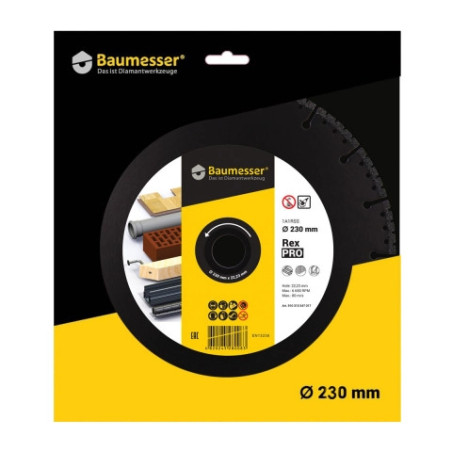 910315547017 Tarcza 1A1RSSV Pro Rex fi 230mm