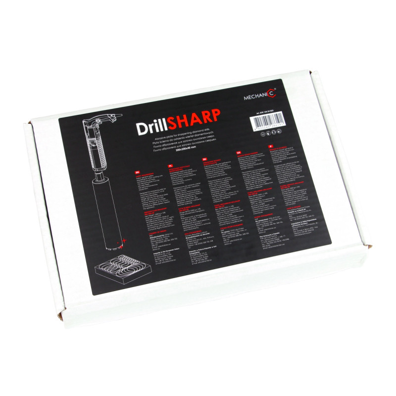 Płyta ostrząca do otwornic Mechanic DrillSHARP 300x200x40mm