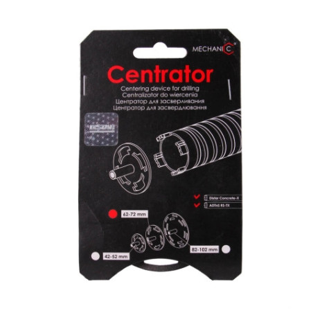 Piasta centrująca Centrator 62-72 mm