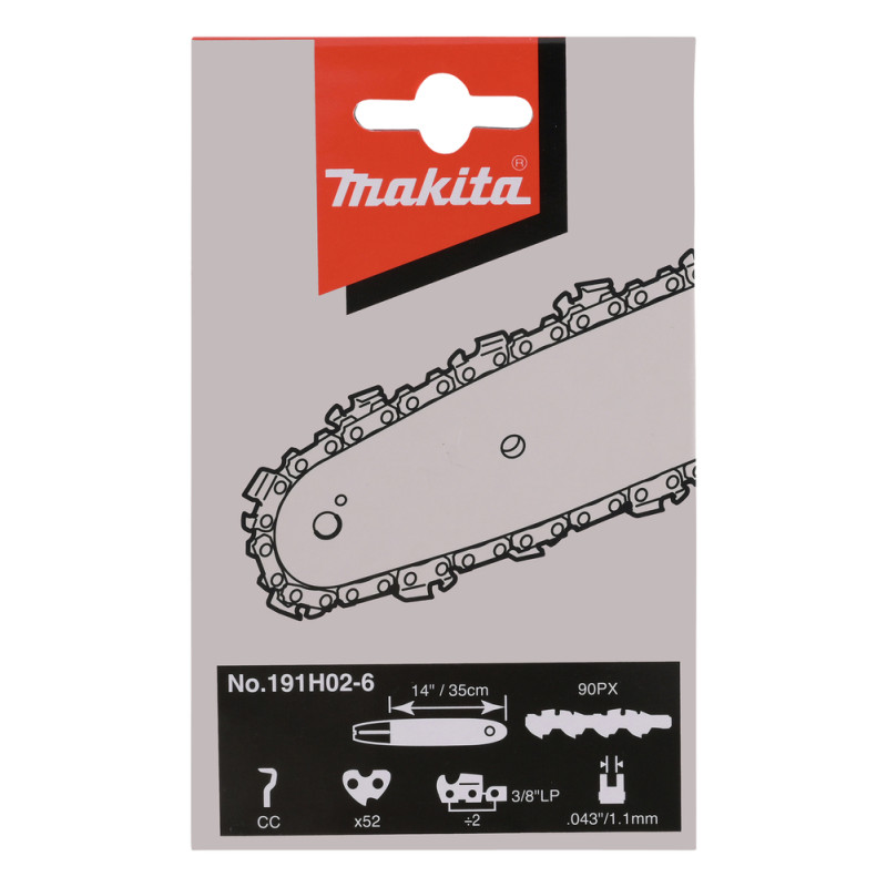 Łańcuch tnący do pilarek Makita 191H02-6 35cm x 1,1mm, 52 ogniwa