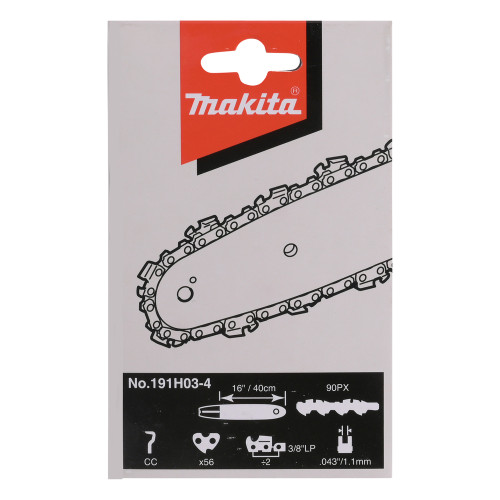 Łańcuch tnący do pilarek Makita 191H03-4, 40cm x 1,1mm, 56 ogniw