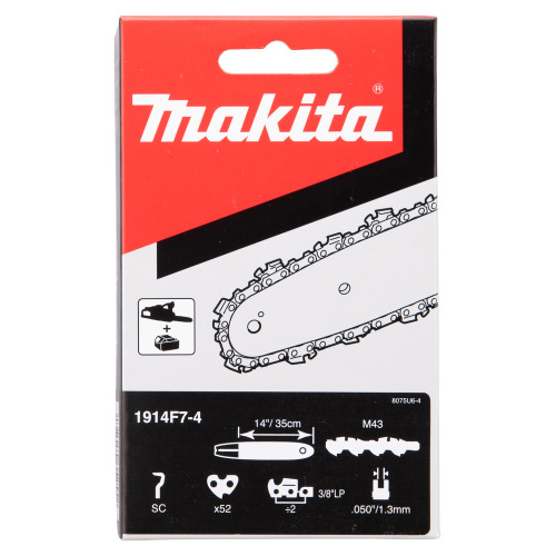 Łańcuch tnący do pilarek Makita 1914F7-4, 35cm x 1,3mm, 52 ogniwa