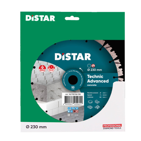Tarcza diamentowa Distar, Technic Advanced 230 Tarcza diamentowa Distar, Technic Advanced 230