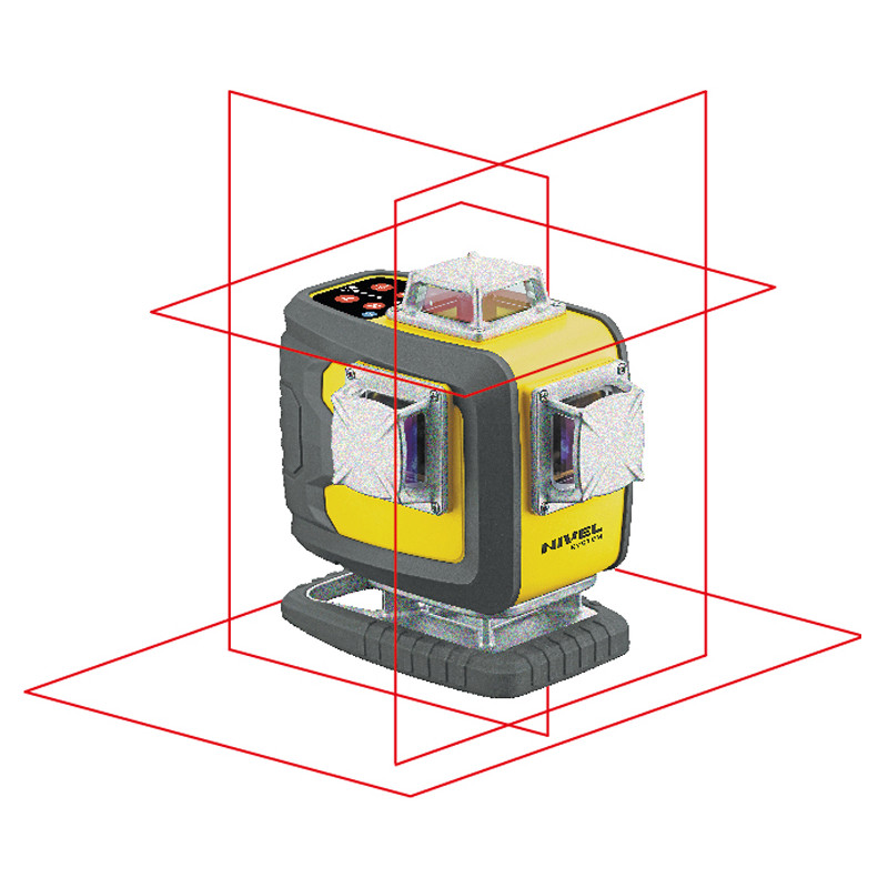Laser 4 płaszczyznowy czerwony Nivel System CL4D-R