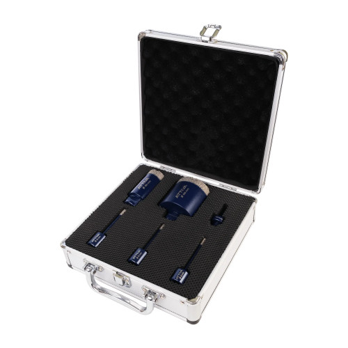 Zestaw diamentowych otwornic do gresu Ferrati Attiva 5 sztuk