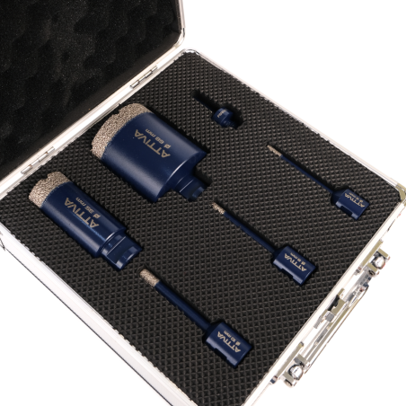 Zestaw diamentowych otwornic do gresu Ferrati Attiva 5 sztuk