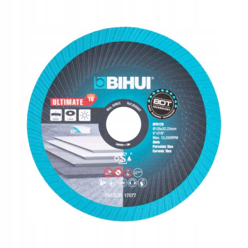 Tarcza diament BIHUI do ukosowania DPD125 Ultimate
