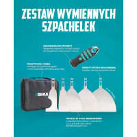 Zestaw 5 wymiennych szpachelek BIHUI PTKSK6