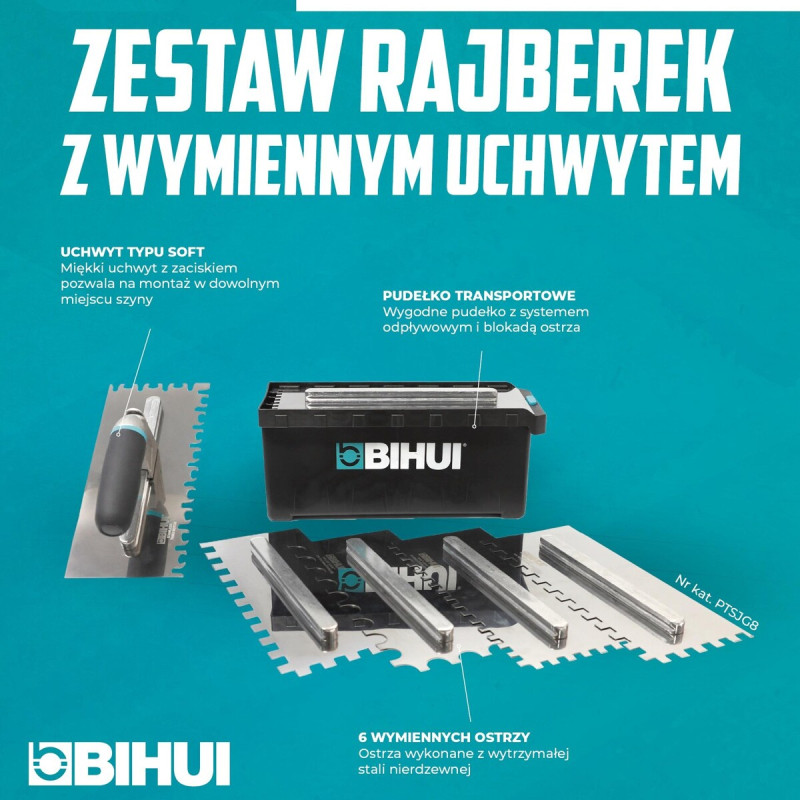 Zestaw pac do wylewek BIHUI PTSJG8