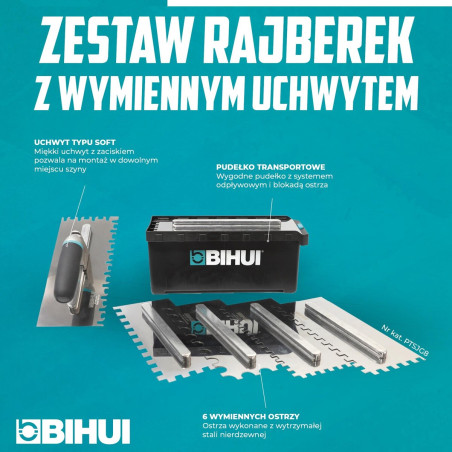Zestaw pac do wylewek BIHUI PTSJG8