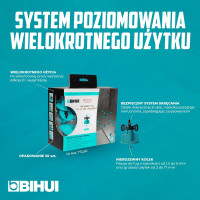 System poziomowania wielokrotnego użycia BIHUI TSL50