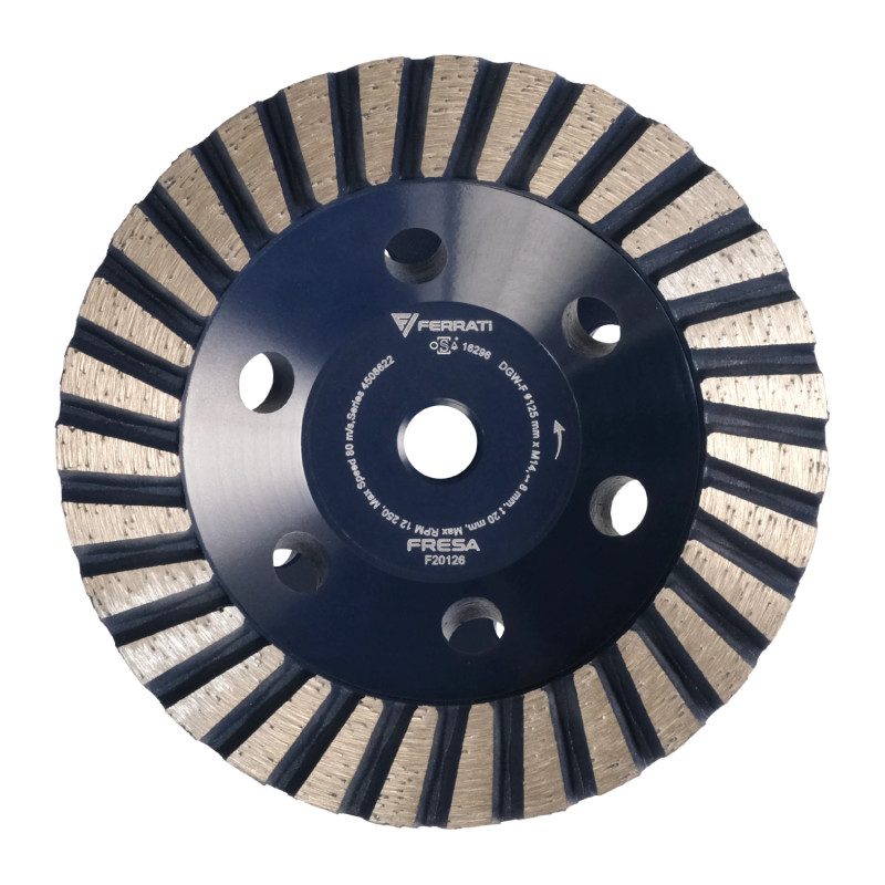 Tarcza diament garnkowa szlif. FERRATI FRESA fi 125mm