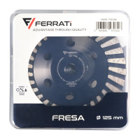 Tarcza diament garnkowa szlif. FERRATI FRESA fi 125mm