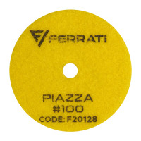 Pad polerski 100mm o gradacji 100 FERRATI PIAZZA100
