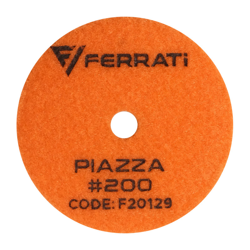 Pad polerski 100mm o gradacji 200 FERRATI PIAZZA200