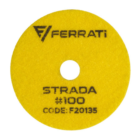 Pad polerski 100mm o gradacji 100 FERRATI STRADA100