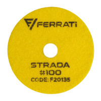 Pad polerski 100mm o gradacji 100 FERRATI STRADA100