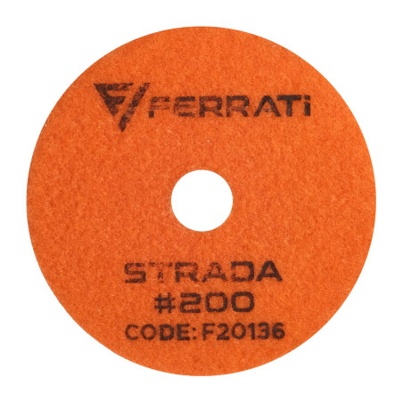 Pad polerski 100mm o gradacji 200 FERRATI STRADA200