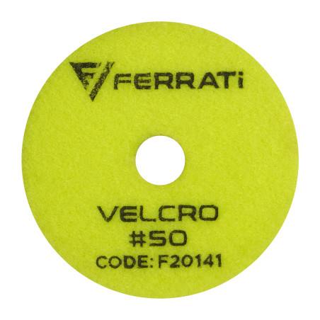 Pad polerski 100mm o gradacji 50 FERRATI VELCRO50
