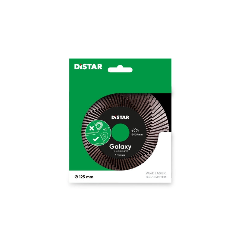 Tarcza diament Distar GALAXY do ukosowania fi 125mm