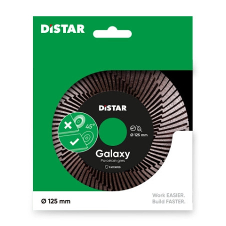 Tarcza diament Distar GALAXY do ukosowania fi 125mm