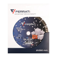 Tarcza diamentowa tnąca Ferrati RUZZO fi 230mm