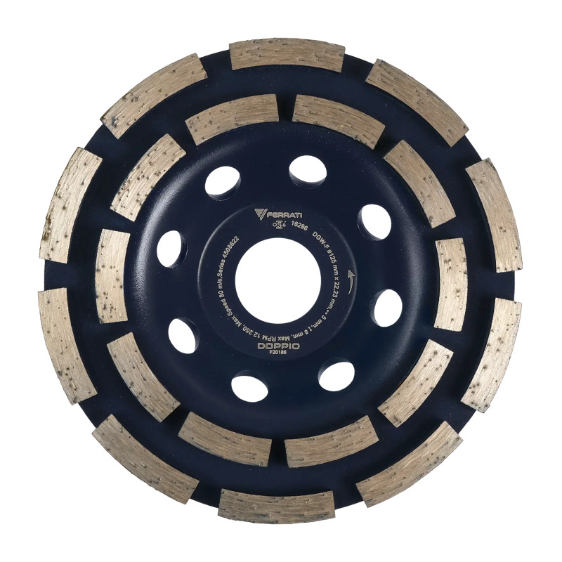Tarcza diament garnkowa szlif. FERRATI DOPPIO fi 125mm