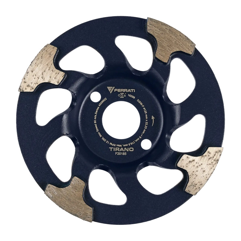 Tarcza diament garnkowa szlif. FERRATI TIRANO fi 125mm