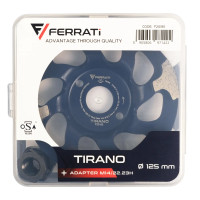 Tarcza diament garnkowa szlif. FERRATI TIRANO fi 125mm