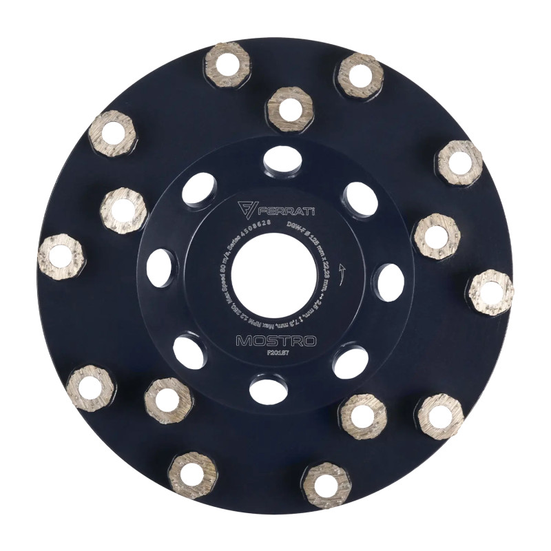 Tarcza diament garnkowa szlif. FERRATI MOSTRO fi 125mm
