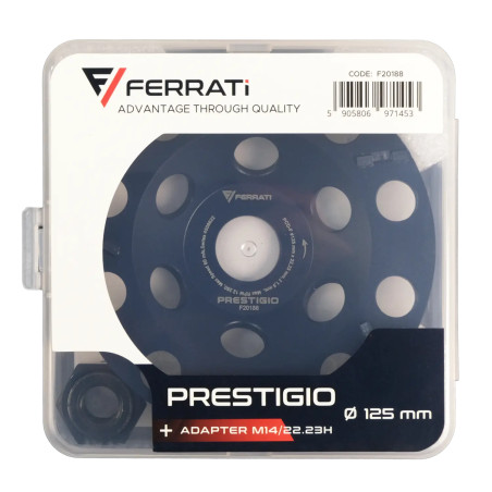 Tarcza diament garnkowa szlif. FERRATI PRESTIGO fi 125mm