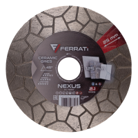 Tarcza diament tnąca/szlifująca FERRATI NEXUS fi 125mm