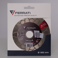 Tarcza diament tnąca/szlifująca FERRATI NEXUS fi 125mm