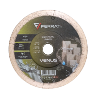 Tarcza diament tnąca, grubość 0,6mm Ferrati VENUS 76mm/mokro