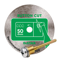 Tarcza diament Distar BUTTONCUT do wycinania na mokro w gresie fi 50 mm