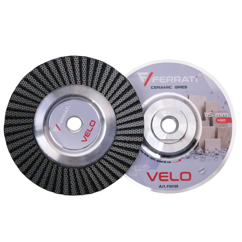 Tarcza diament szlif. listkowa fi115mm Ferrati VELO gr.60